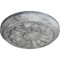 Ekena Millwork Olivia Ceiling Medallion (Fits Canopies up to 2 1/8"), 7 7/8"OD x 1 1/8"P, Ultra Pure White Crackle CM07OLUWC - alternate 5